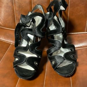 Used Bebe open toe heeled sandals